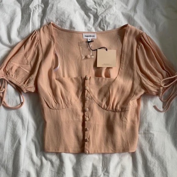 Superdown Rosa Button Up top - Picture 2 of 4